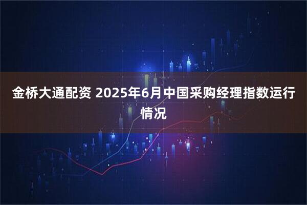 金桥大通配资 2025年6月中国采购经理指数运行情况