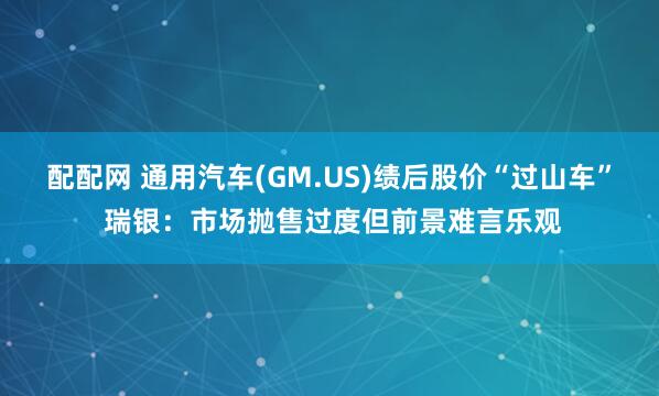 配配网 通用汽车(GM.US)绩后股价“过山车” 瑞银：市场抛售过度但前景难言乐观